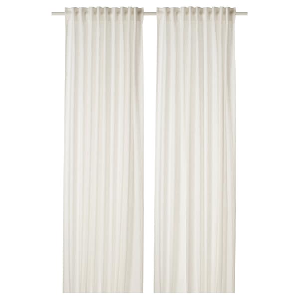 DYTÅG Curtains, 1 pair - white 145x300 cm