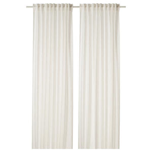 DYTÅG Curtains, 1 pair - white 145x300 cm - best price from Maltashopper.com 20466719