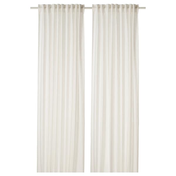 DYTÅG Curtains, 1 pair - white 145x300 cm - best price from Maltashopper.com 20466719