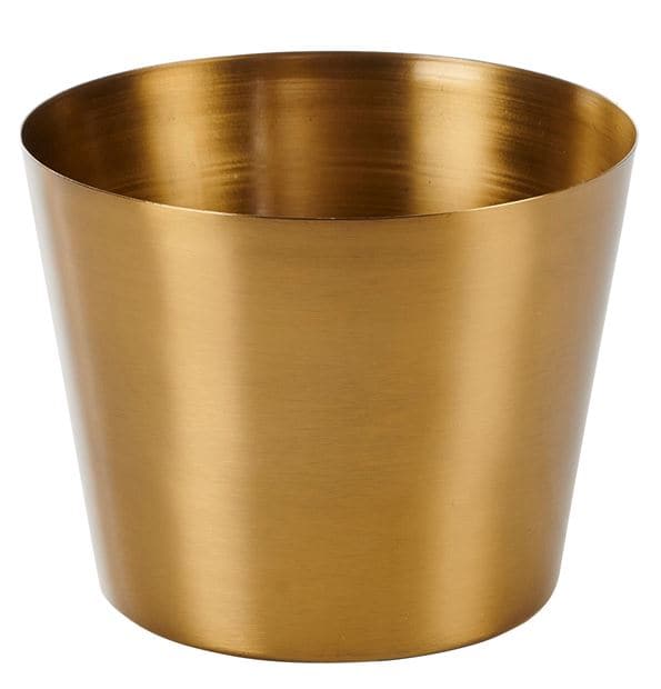 Casa BRONZE Bronze plant pot, H 12 cm - Ø 16,5 cm