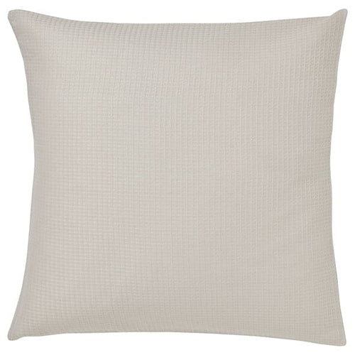 EBBATILDA - Cushion cover, light beige, 50x50 cm