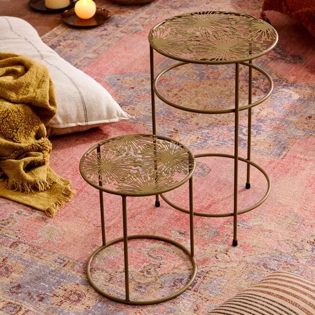 Casa FLOWER Green table H 30 - Ø 26 cm