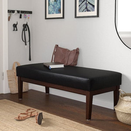 EKENÄSET - Bench, Jonsbyn black, 112 cm , 112 cm - best price from Maltashopper.com 10533535