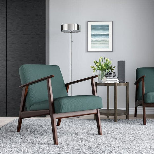 Ikea EKENÄSET - Armchair, Kelinge grey-turquoise