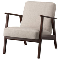 EKENÄSET armchair, Kilanda light beige, 64x76x78 cm