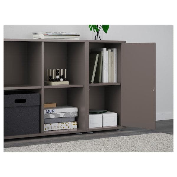 Ikea EKET - Cabinet combination with feet, dark grey, 105x35x72 cm