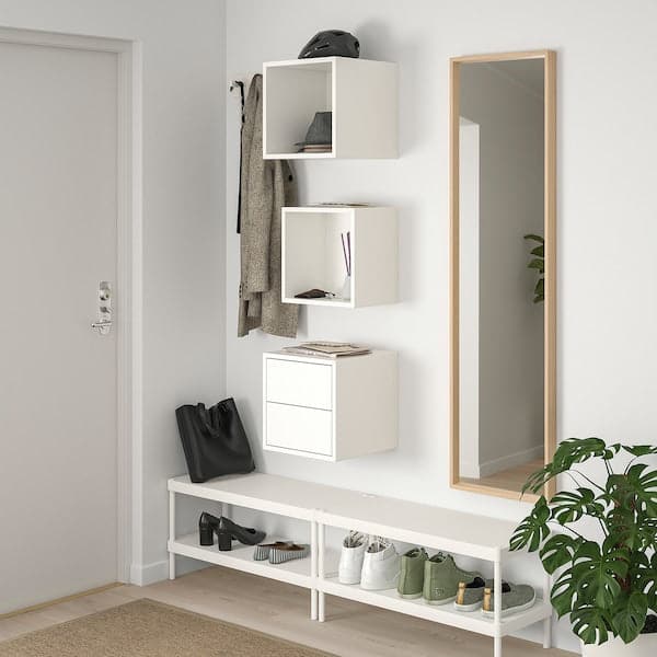 Ikea EKET - Wall-mounted storage combination, white, 105x35x70 cm