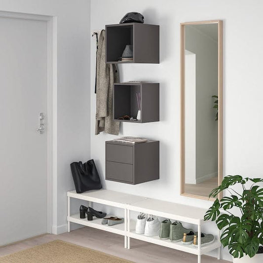 Ikea EKET - Wall-mounted storage combination, dark grey, 105x35x70 cm