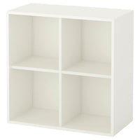 EKET cabinet with 4 compartments, white, 70x35x70 cm