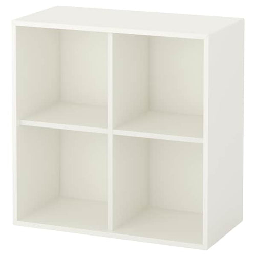 EKET - Cabinet with 4 compartments, white, 70x35x70 cm