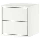 EKET cabinet with 2 drawers, white, 35x35x35 cm