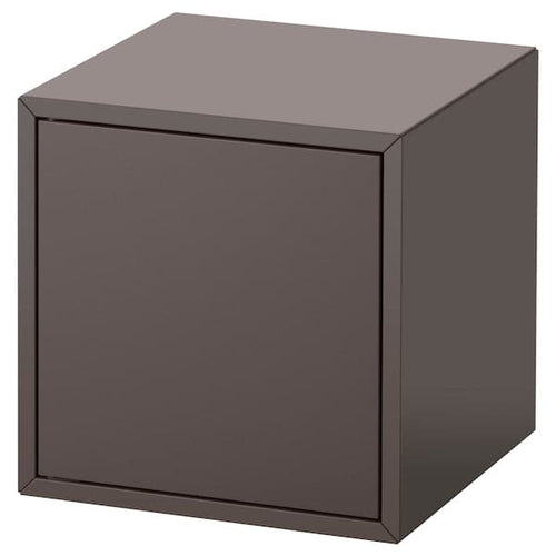 EKET - Cabinet with door, dark grey, 35x35x35 cm