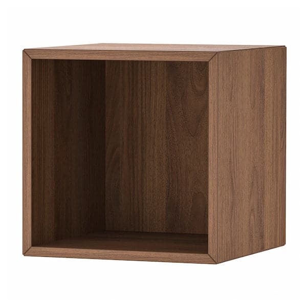 EKET cabinet, brown walnut effect, 35x35x35 cm