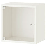 EKET wall cabinet with glass door, white, 35x25x35 cm