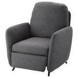 EKOLSUND recliner, Gunnared dark grey, 89x103x97 cm