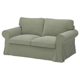 EKTORP 2-seat sofa, Hakebo grey-green, 179 cm