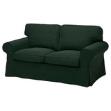 EKTORP 2-seat sofa, Tallmyra dark green, 179x88x88 cm