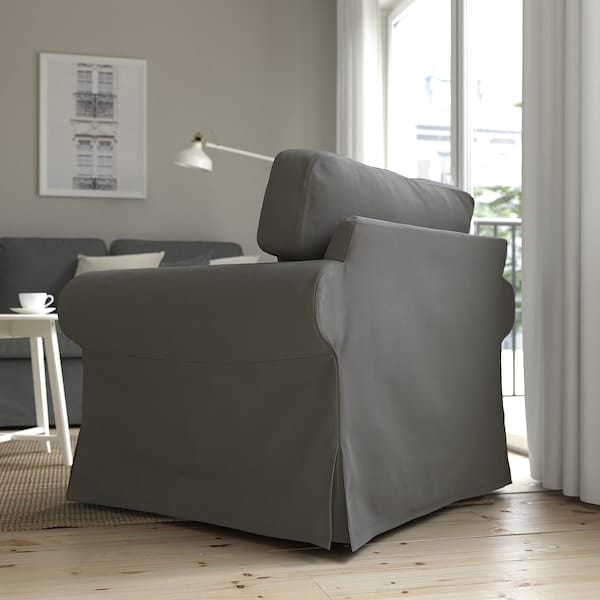 Ikea EKTORP - Armchair, Hakebo dark grey