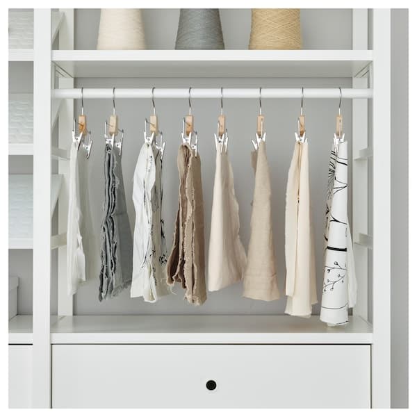 Ikea ELVARLI - Wardrobe combination, white ,