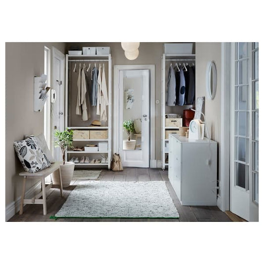 Ikea ELVARLI - Wardrobe combination, white, 84x40x216 cm