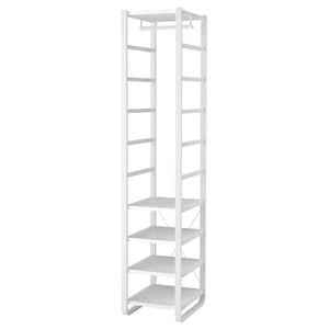 ELVARLI - Wardrobe combination, white, 44x55x216 cm - best price from Maltashopper.com 59158121