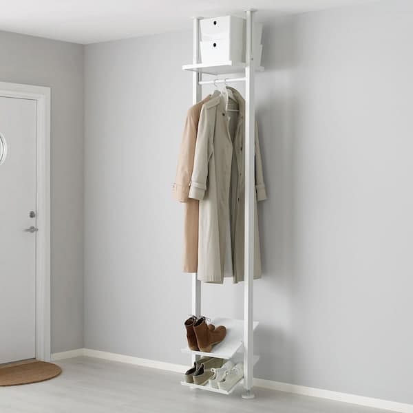 ELVARLI - Wardrobe combination, white, 52x36x222-350 cm - best price from Maltashopper.com 29157608