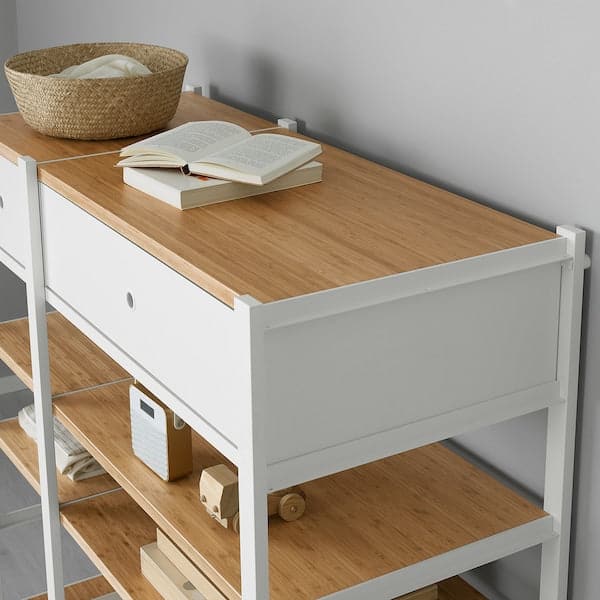 Ikea ELVARLI - Shelf, bamboo , 80x51 cm