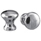 ENERYDA knob, chrome-plated, 5 mm, 2 pack