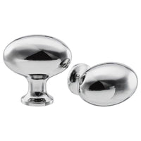 ENERYDA knob, chrome-plated, 35 mm, 2 pack