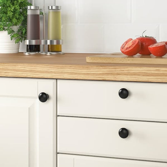 Ikea ENERYDA - Knob, black, 27 mm