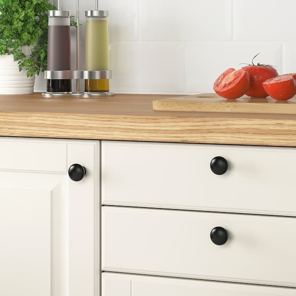 Ikea ENERYDA - Knob, black, 27 mm