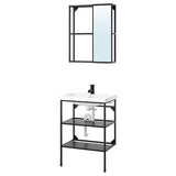 ENHET bathroom, anthracite, 64x43x87 cm