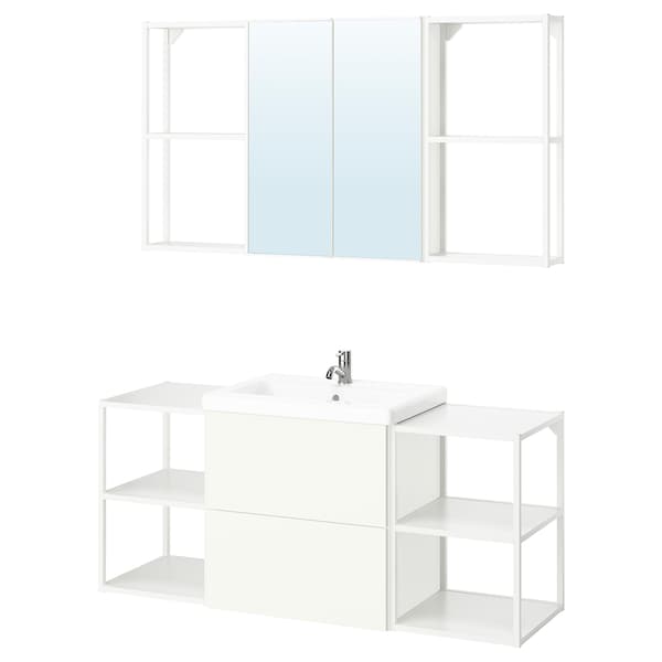 Ikea ENHET - Bathroom, white,140x43x65 cm