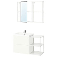 ENHET bathroom, white, 102x43x65 cm