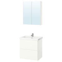 ENHET bathroom, white, 64x43x65 cm