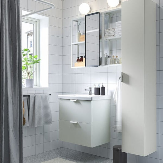 Ikea ENHET - Bathroom, white,64x43x65 cm