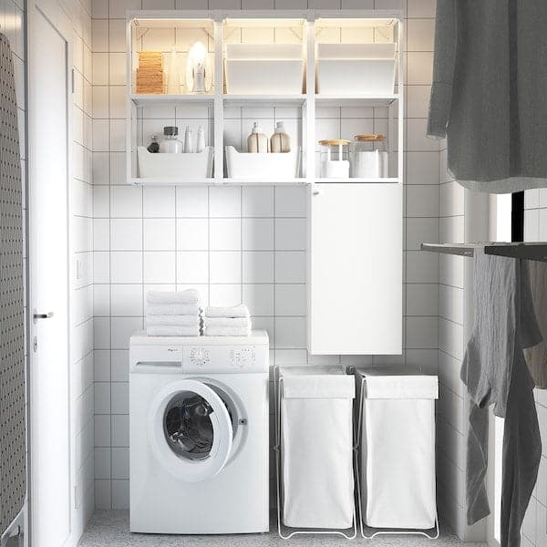 Ikea ENHET - Storage combination, white, 120x32x150 cm