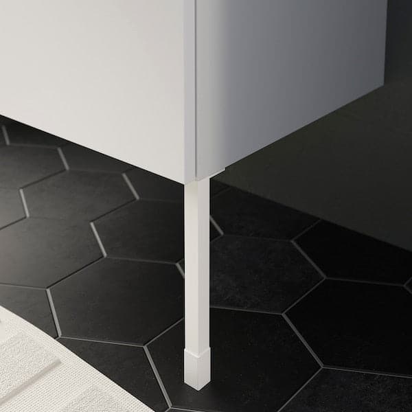 Ikea ENHET - Legs f cabinet, white, 23.5 cm