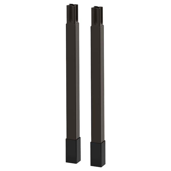 Ikea ENHET - Legs f frame, anthracite, 23.5 cm