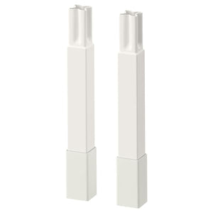 Ikea ENHET - Legs f frame, white, 12.5 cm