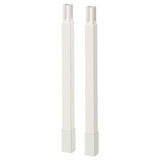 ENHET legs f frame, white, 23.5 cm, 2 pack