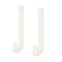 ENHET hook, white, 6x24 mm, 2 pack