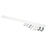 ENHET assembly kit for kitchen island, white, 60 cm, 2 pack