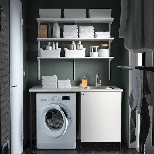 ENHET - Laundry, anthracite/white, , 139x63.5x90.5 cm - best price from Maltashopper.com 69554535