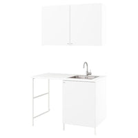 ENHET laundry, white, 139x63.5x87.5 cm