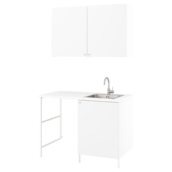 ENHET - Laundry room, bianco, 121.5x63.5x87.5 cm - best price from Maltashopper.com 99477263