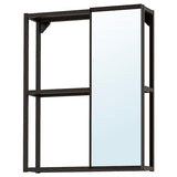 ENHET mirror cabinet, anthracite, 60x17x75 cm
