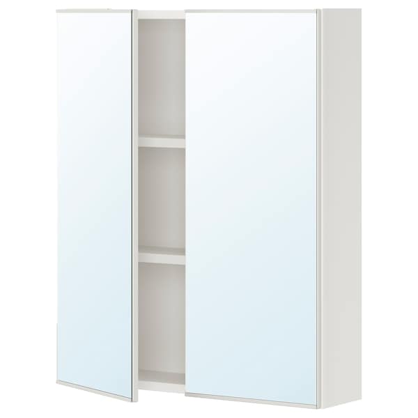 Ikea ENHET - Mirror cabinet with 2 doors, white, 60x17x75 cm