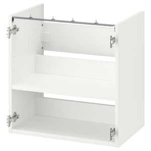 Ikea ENHET - Base cb f washbasin w shelf, white, 60x40x60 cm