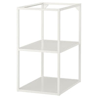 ENHET base fr w shelves, white, 40x60x75 cm